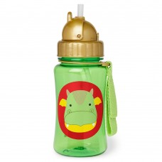 Skip Hop Zoo Straw Bottle 350ml - Dragon